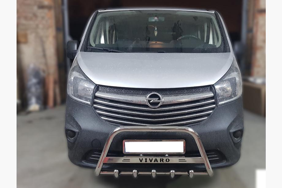 Opel Vivaro 2015–2019 Frontbåge WT003-4 (rostfritt stål) Med text Image