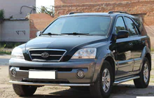 Kia Sorento I BL 2002–2009 Frontbåge ST008 (rostfritt) foto 1