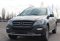 Mercedes ML W164 2005–2011 Frontbåge ST008 (rostfritt) foto 3