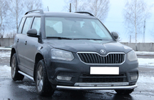 Skoda Yeti 2009–2017 Frontbåge ST008 (rostfritt) foto 3