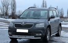 Skoda Yeti 2009–2017 Frontbåge ST008 (rostfritt) foto 2