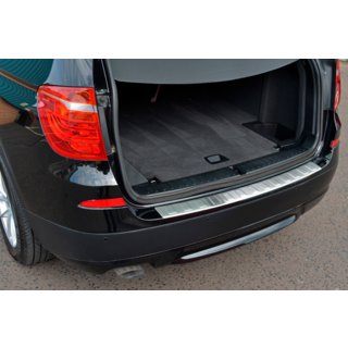 Bakre stötfångarskydd i rostfritt stål OmsaLine (matt) BMW X3 F25 2011–2018 foto 2