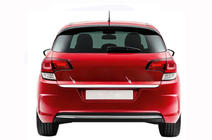 Citroen C-4 2010–2018 Rostfritt lastskydd för bakluckekant Carmos - turkiskt stål foto 1