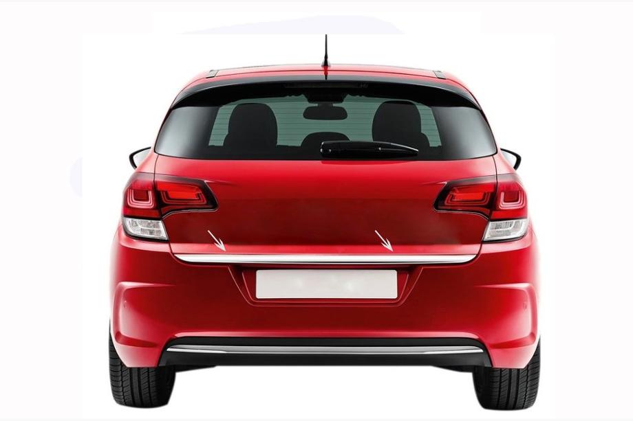 Citroen C-4 2010–2018 Rostfritt lastskydd för bakluckekant Carmos - turkiskt stål Image