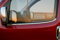 Citroen Nemo 2007–2017 Yttre fönsterlister (2 st, rostfritt stål) OmsaLine – italienskt rostfritt stål foto 1