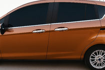 Ford B-Max 2012–2017 Dörrhandtagskåpor (4 st, rostfritt stål) foto 1