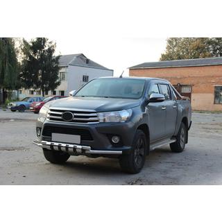 Frontbåge F3-34 (rostfritt) Toyota Hilux 2015– foto 3