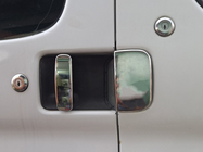 Citroen Berlingo 1996–2008 Dörrhandtagskåpor i rostfritt stål Två framdörrar, en skjutdörr foto 1