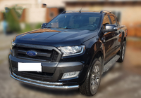 Ford Ranger 2011–2022 Främre frontbåge ST014 (rostfritt) Ø60/42 mm foto 1