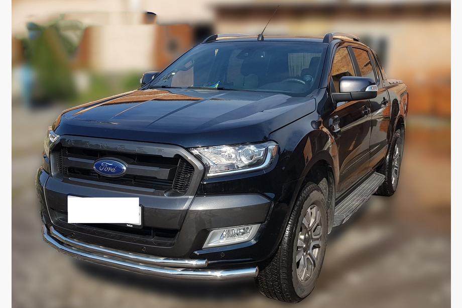 Ford Ranger 2011–2022 Främre frontbåge ST014 (rostfritt) Ø60/42 mm Image