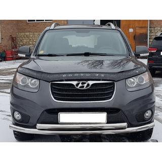 Främre frontbåge ST014 (rostfritt) Hyundai Santa Fe 2 2006–2012 foto 1