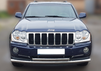 Jeep Grand Cherokee WK 2004–2010 Främre frontbåge ST014 (rostfritt) Ø60/60 mm foto 1