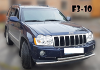 Jeep Grand Cherokee WK 2004–2010 Främre frontbåge ST014 (rostfritt) Ø60/60 mm foto 3