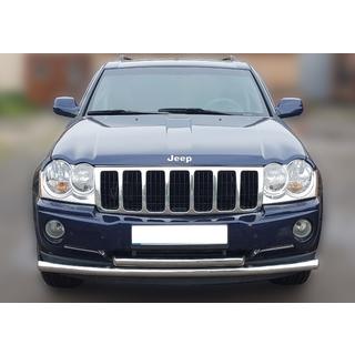 Främre frontbåge ST014 (rostfritt) Jeep Grand Cherokee WK 2004–2010 foto 1