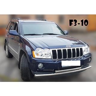Främre frontbåge ST014 (rostfritt) Jeep Grand Cherokee WK 2004–2010 foto 3