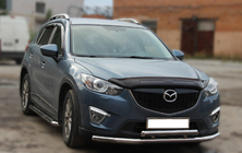 Mazda CX-5 2012–2017 Främre frontbåge ST014 (rostfritt) Ø60/42 mm foto 2
