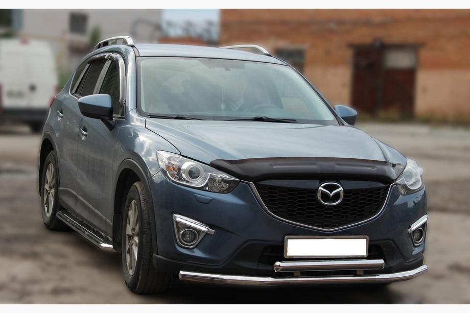 Mazda CX-5 2012–2017 Främre frontbåge ST014 (rostfritt) Foto 2