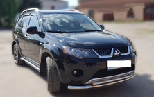Mitsubishi Outlander 2006–2012 Främre frontbåge ST014 (rostfritt) foto 3