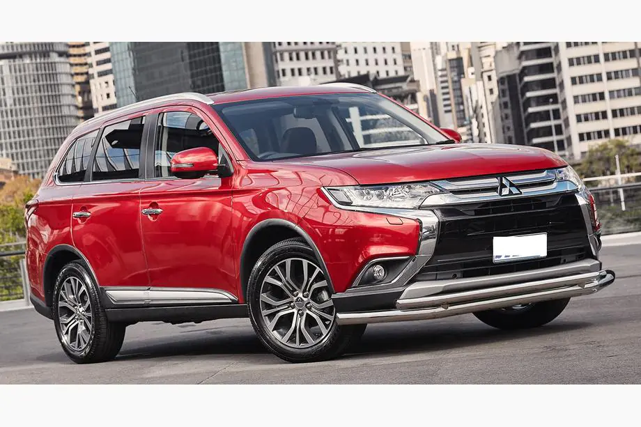 Mitsubishi Outlander 2012–2021 Främre frontbåge ST014 (rostfritt) Image