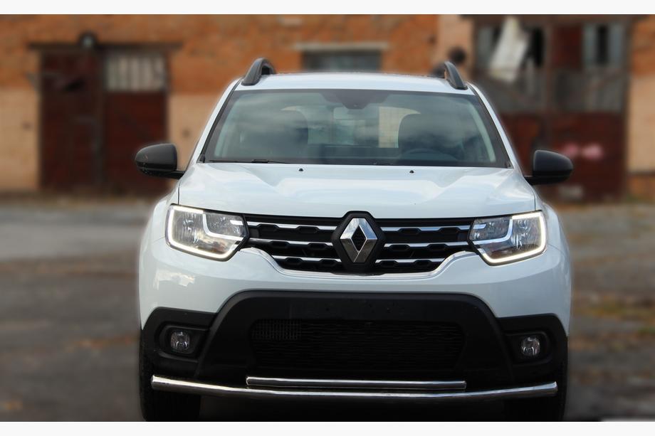 Renault Duster 2008–2017 Främre frontbåge ST014 (rostfritt) Image