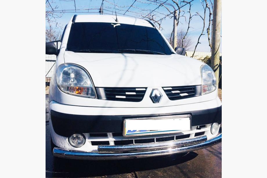 Renault Kangoo 1998–2008 Främre frontbåge ST014 (rostfritt) Ø60/60 mm Image