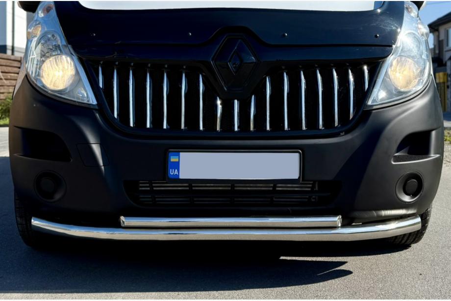 Renault Master 2011–2023 Främre frontbåge ST014 (rostfritt) Ø60/60 mm Image