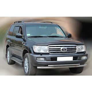 Främre frontbåge ST014 (rostfritt) Toyota Land Cruiser 100 1998–2007 foto 3