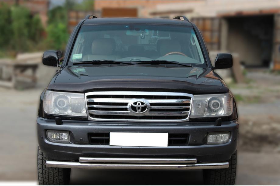 Toyota Land Cruiser 100 1998–2007 Främre frontbåge ST014 (rostfritt) Image