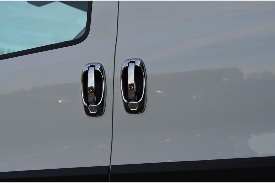 Opel Combo 2012–2018 Dörrhandtagsskydd och ramar (8 st, rostfritt) Image