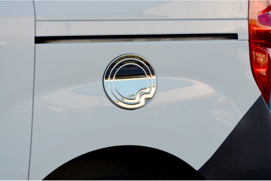 Opel Combo 2012–2018 Tankluckeskydd (rostfritt stål) Image