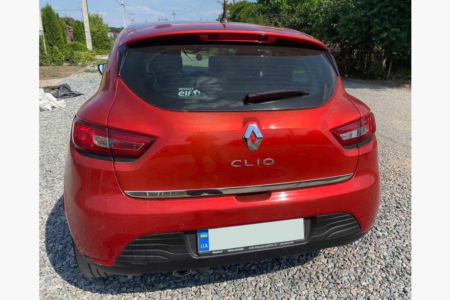 Renault Clio IV 2012–2019 Bakluckelist (HB, rostfritt stål) Image