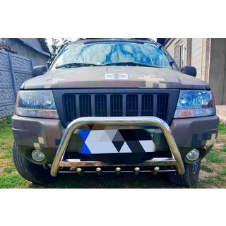Frontbåge WT004 (rostfritt stål) Jeep Grand Cherokee WJ 1999–2004 foto 2