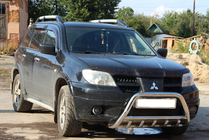 Mitsubishi Outlander 2001–2006 Frontbåge WT003 (rostfritt stål) foto 4