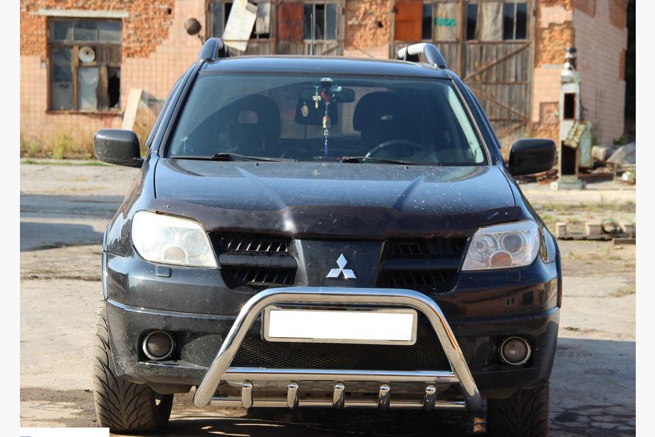 Mitsubishi Outlander 2001–2006 Frontbåge WT003 (rostfritt stål) Image
