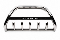 Nissan Qashqai 2007–2010 Frontbåge WT004 (rostfritt stål) foto 2