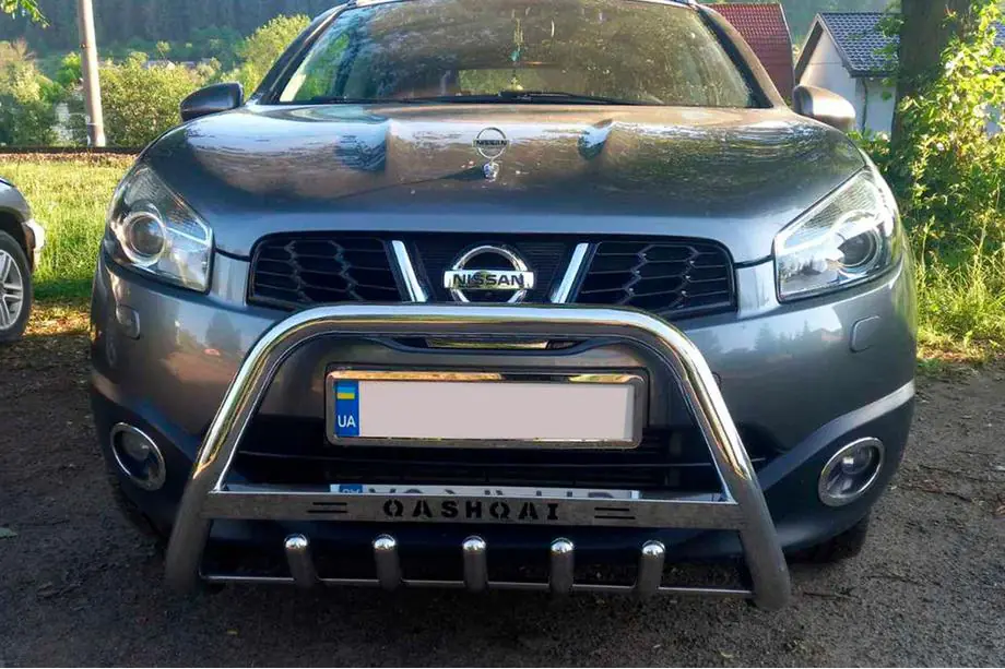 Nissan Qashqai 2010–2014 Frontbåge WT004 (rostfritt stål) Image