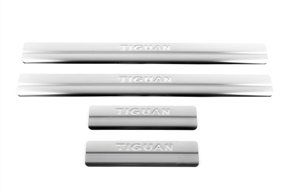 Volkswagen Tiguan 2007–2016 Instegslister Omsa (4 st, rostfritt stål) Foto 2