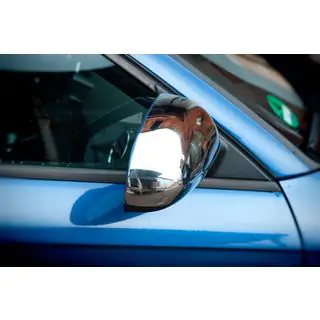Spegelskal 2004-2008 (2 st, rostfritt) Audi A6 C6 2004–2011 foto 3