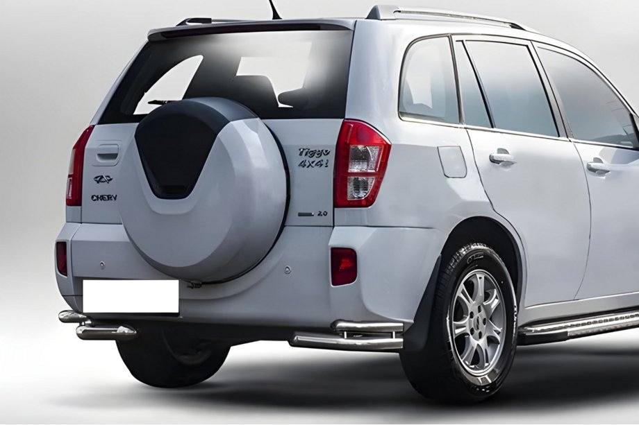 Chery Tiggo 3 2005– Bakre dubbla hörnbågar AK003-double (2 st, rostfritt) Image