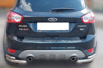 Ford Kuga 2008–2013 Bakre dubbla hörnbågar AK003-double (2 st, rostfritt) foto 1