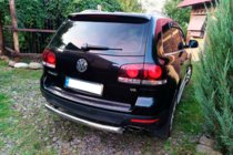 Volkswagen Touareg 2002–2010 Bakre skyddsbåge AK002 (2 st, rostfritt) foto 2