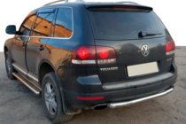 Volkswagen Touareg 2002–2010 Bakre skyddsbåge AK002 (2 st, rostfritt) foto 3