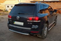 Volkswagen Touareg 2002–2010 Bakre skyddsbåge AK002 (2 st, rostfritt) foto 7