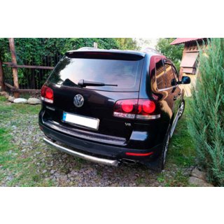 Bakre skyddsbåge AK002 (2 st, rostfritt) Volkswagen Touareg 2002–2010 foto 2