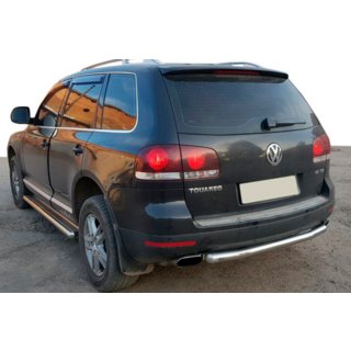 Bakre skyddsbåge AK002 (2 st, rostfritt) Volkswagen Touareg 2002–2010 foto 3