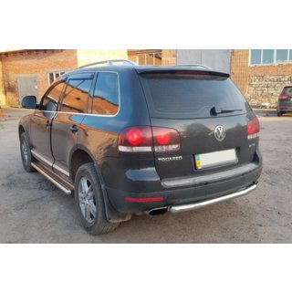 Bakre skyddsbåge AK002 (2 st, rostfritt) Volkswagen Touareg 2002–2010 foto 4