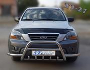 Kia Sorento I BL 2002–2009 Frontbåge (bullbar) WT003-Exclusive (rostfritt stål) foto 2