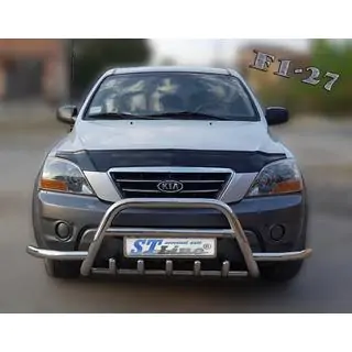Frontbåge (bullbar) WT003-Exclusive (rostfritt stål) Kia Sorento I BL 2002–2009 foto 2