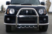 Suzuki Jimny 1998–2018 Frontbåge QT007-Exclusive (med text, rostfritt) foto 5
