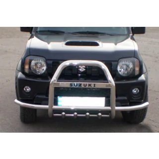 Frontbåge QT007-Exclusive (med text, rostfritt) Suzuki Jimny 1998–2018 foto 1